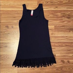 Dark navy blue tank top!